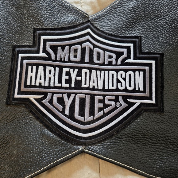 Vintage Harley Davidson Leather Throw Over  Saddle Bags Custom‎ - Picture 8 of 10
